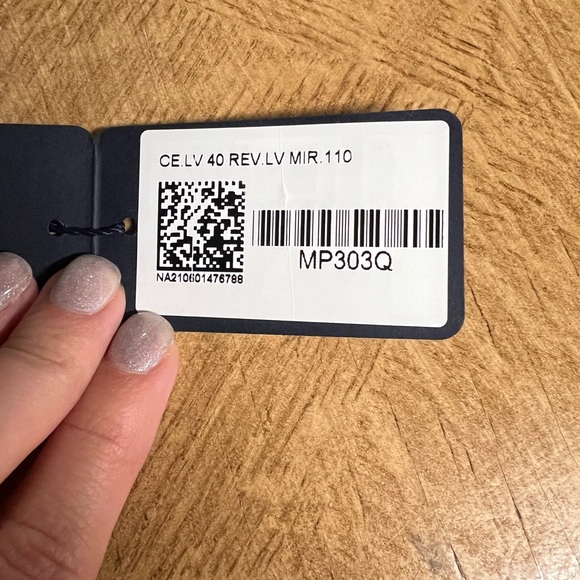 Louis Vuitton Monogram Miroir 40mm Reversible LV Initiales Belt 110 40 Silver - Picture 9 of 13